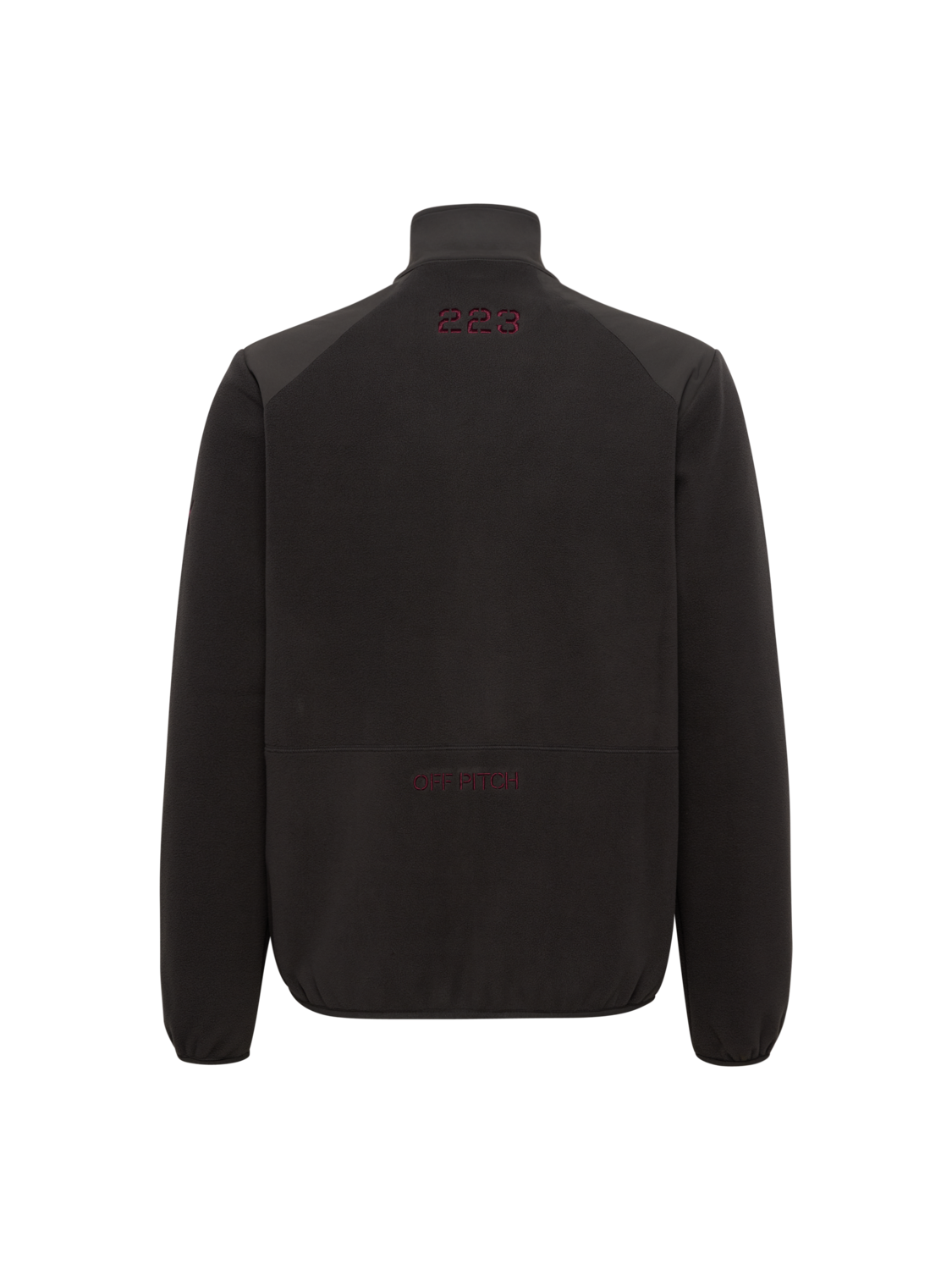 HALO DBU PANELED FLEECE JACKET, RAVEN, packshot