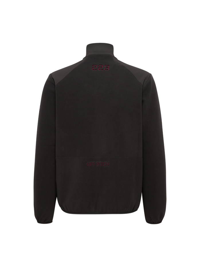 HALO DBU PANELED FLEECE JACKET, RAVEN HALO DBU PANELED FLEECE JACKET, RAVEN, packshot