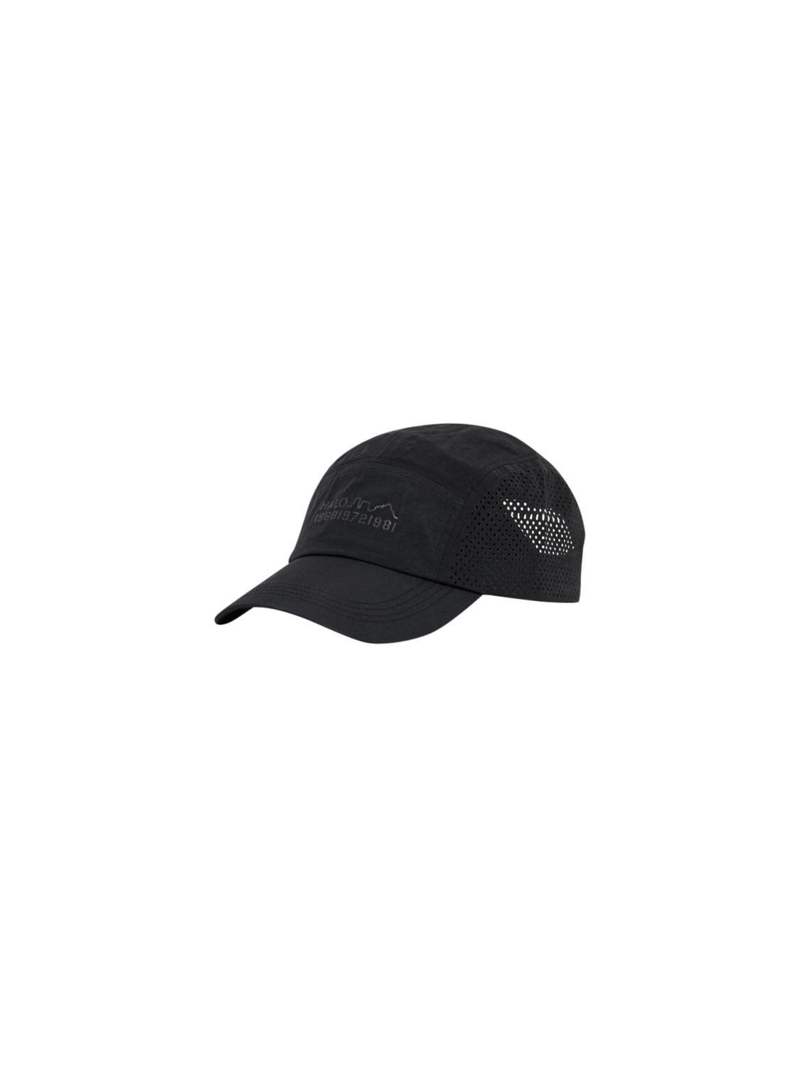 HALO NYLON LIGHTWEIGHT CAP, BLACK/BLACK, packshot