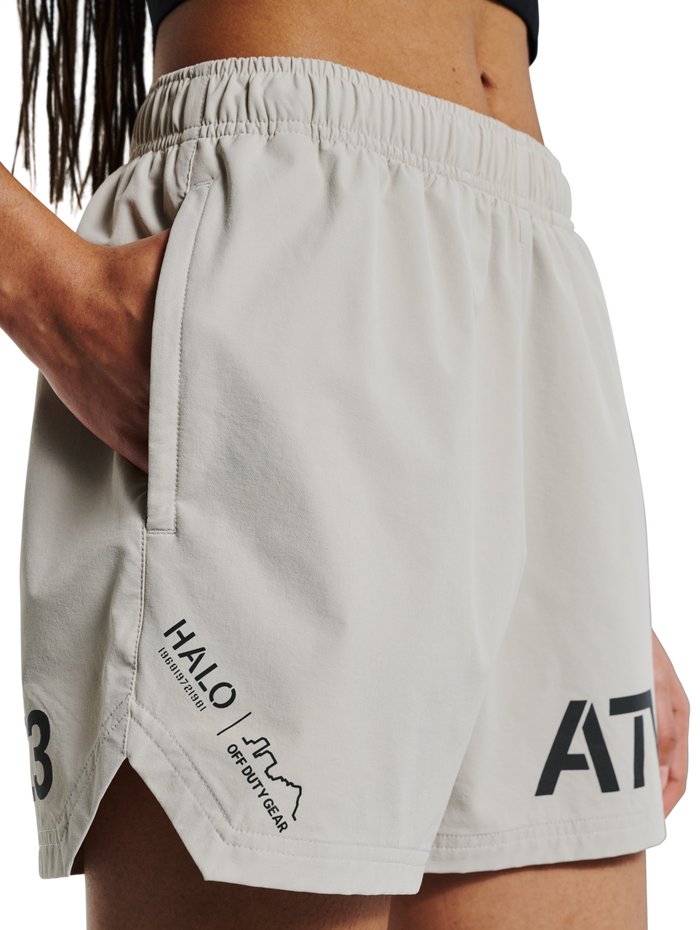 HALO SHORTS, SILVER LINING/BLACK REFLECTIVE, model