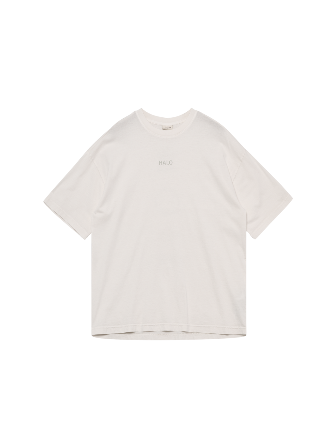 HALO GRAPHIC LOGO BOXY T-SHIRT, MARSHMALLOW, packshot