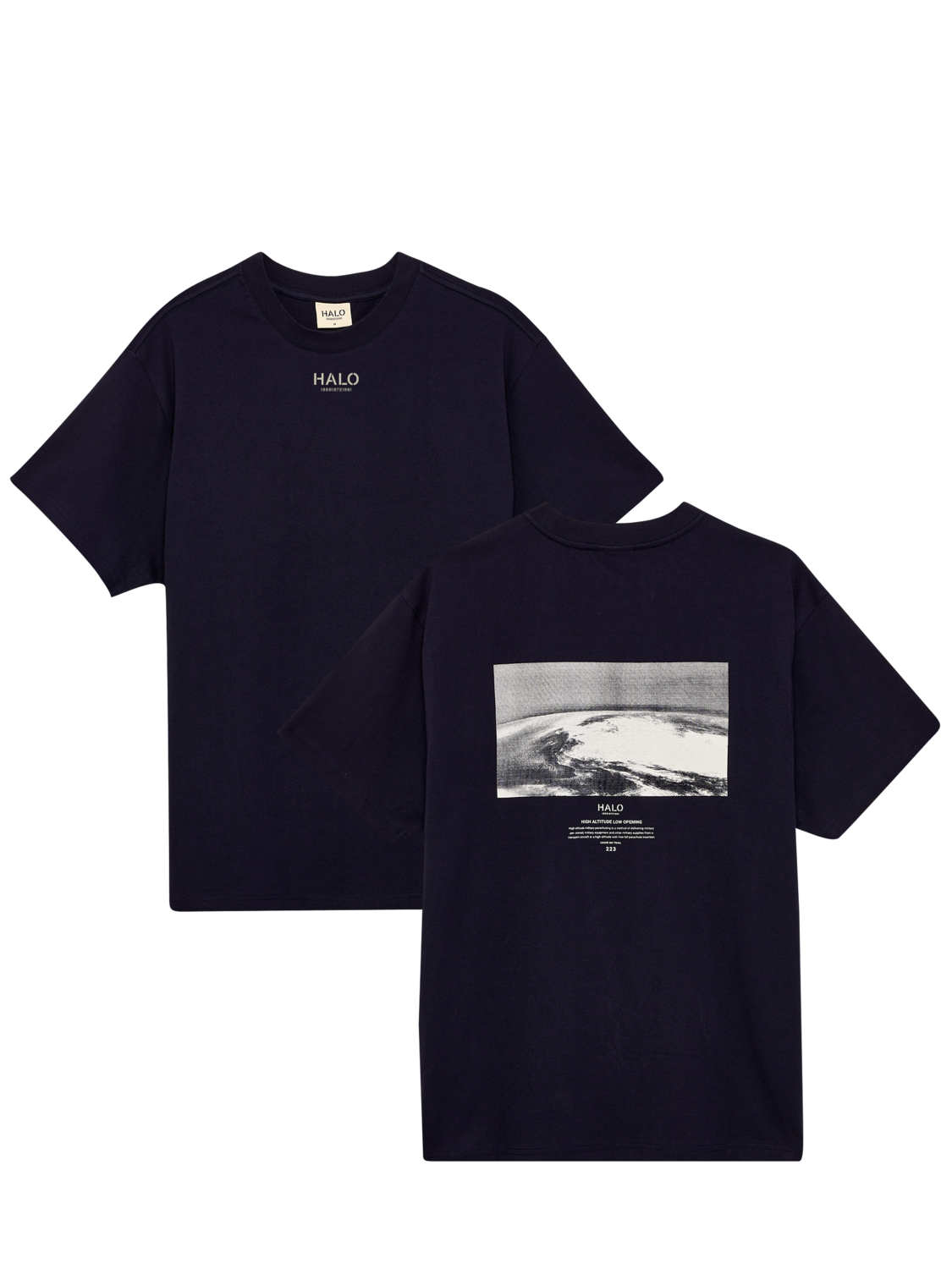 HALO LOGO PHOTO GRAPHIC T-SHIRT, DEEP WELL, packshot