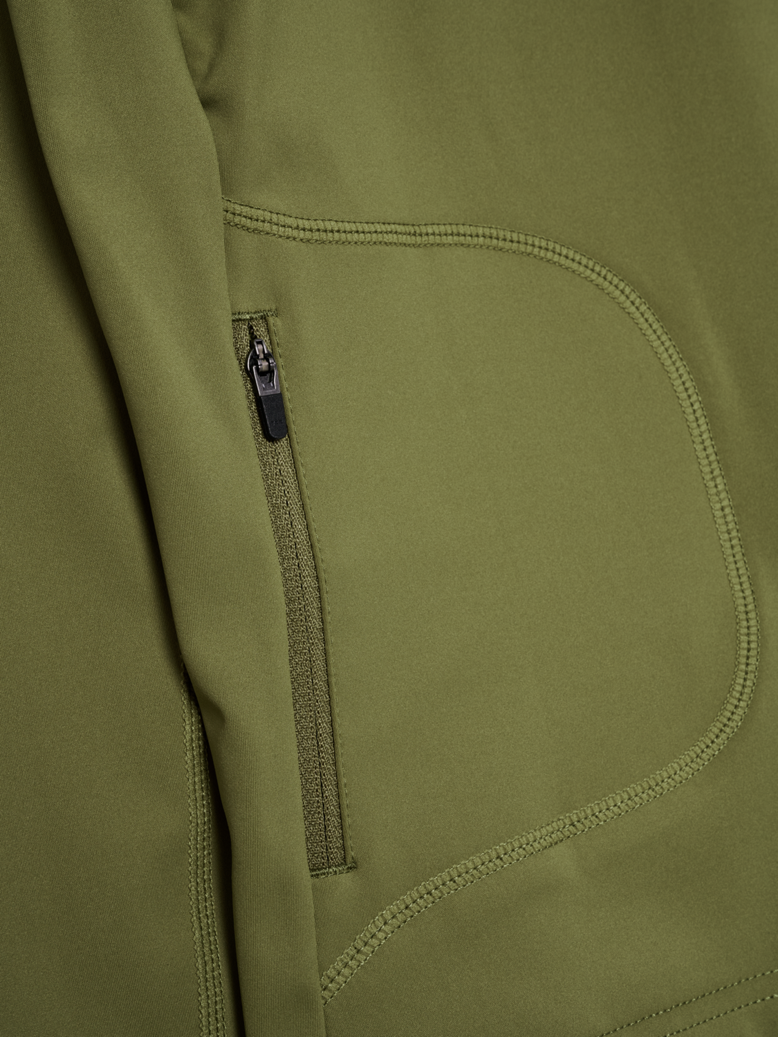 HALO WOMEN FULL ZIP 2.0, OLIVE DRAB, packshot