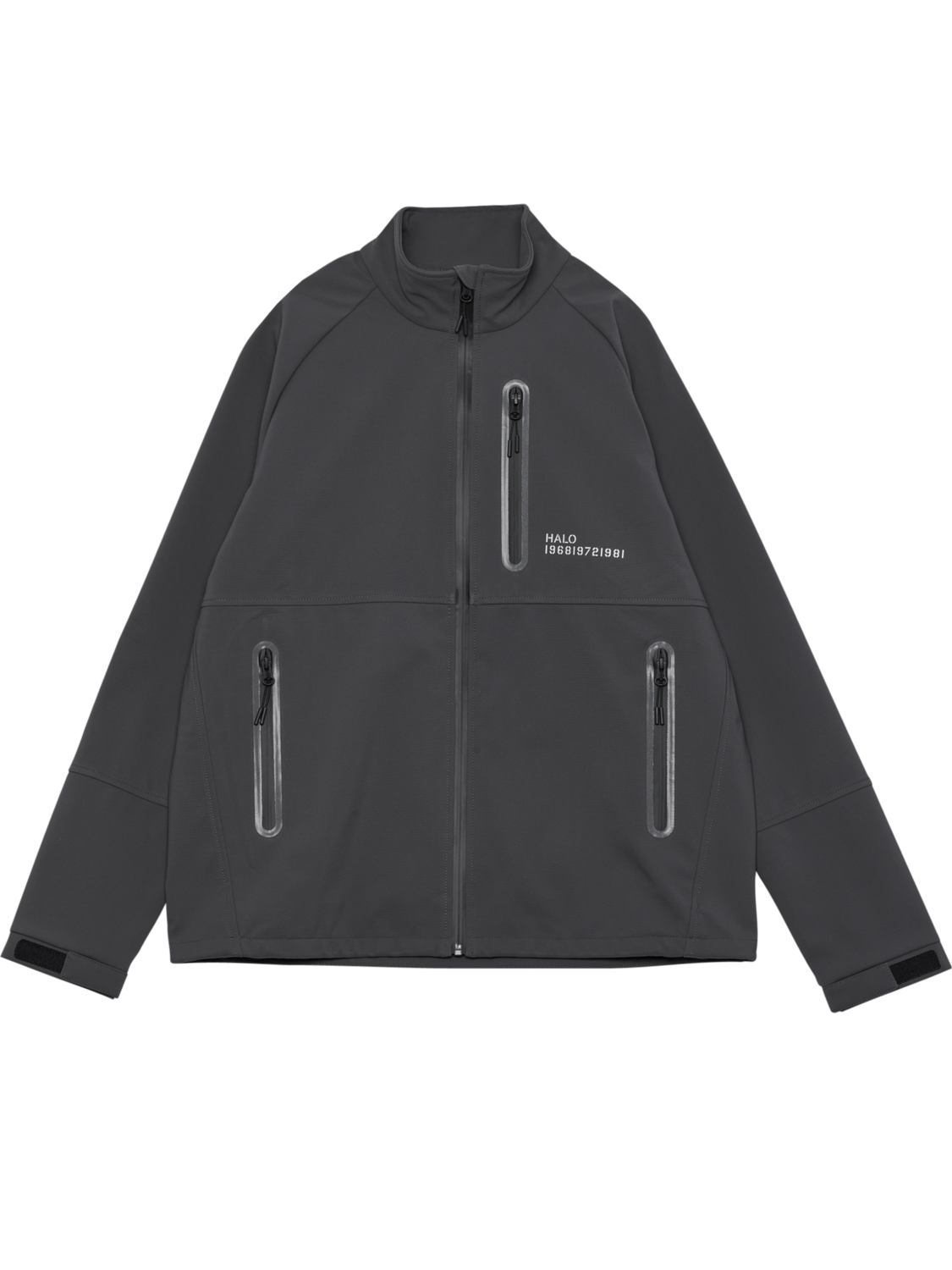 HALO ELITE SOFTSHELL JACKET, ASPHALT, packshot