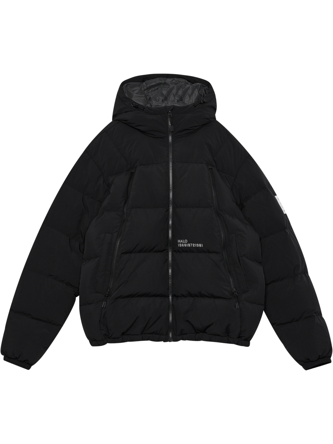 HALO MAVERICK DOWN JACKET, BLACK, packshot