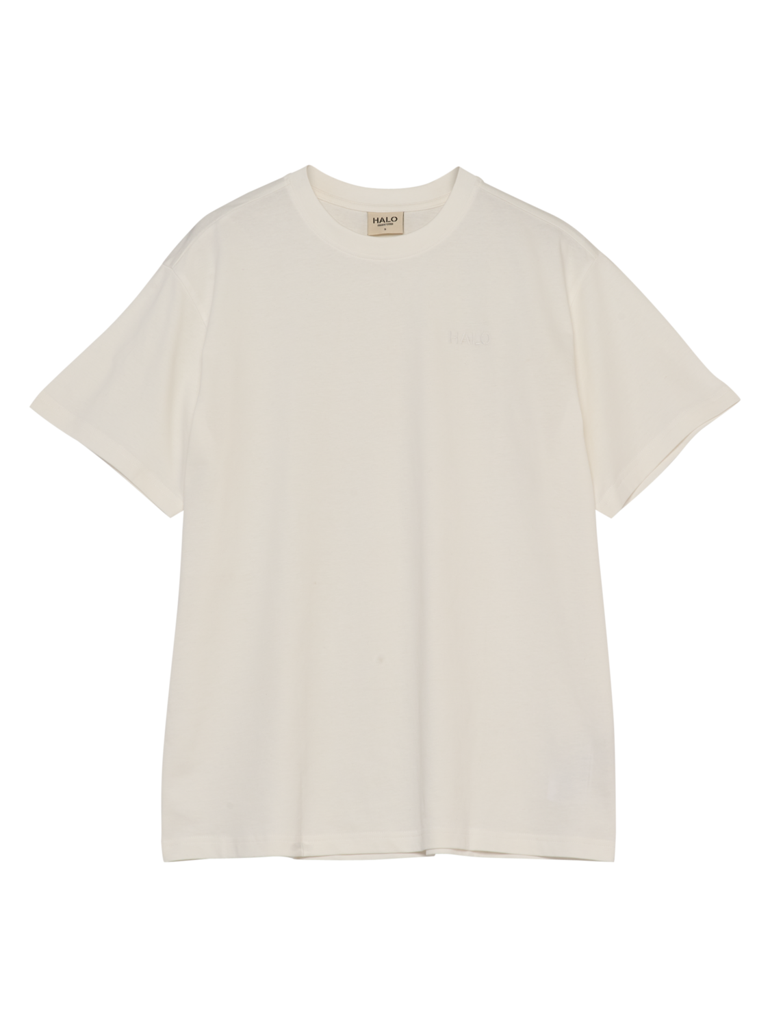 HALO LOGO T-SHIRT, MARSHMALLOW, packshot