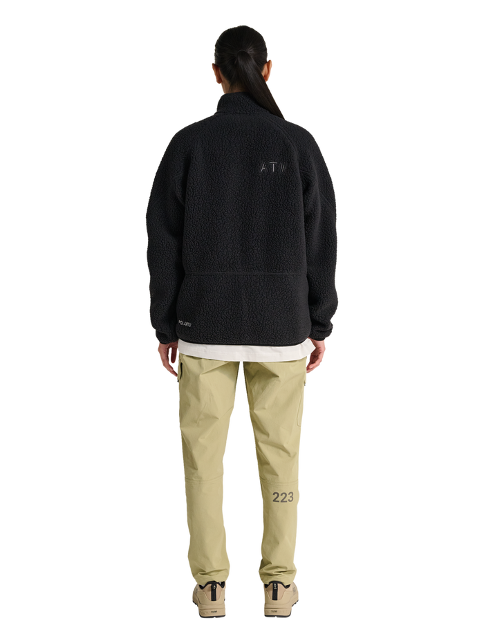 HALO MOVE POLARTEC FLEECE JACKET, BLACK, model