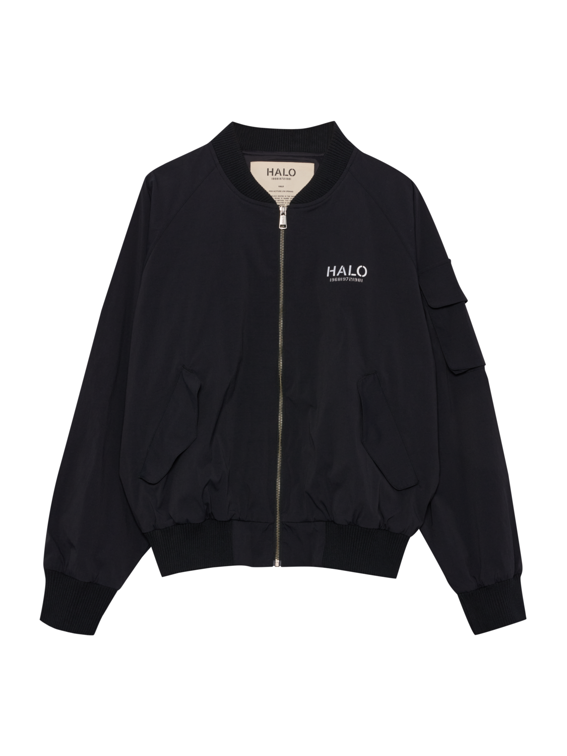 HALO BOMBER, BLACK, packshot