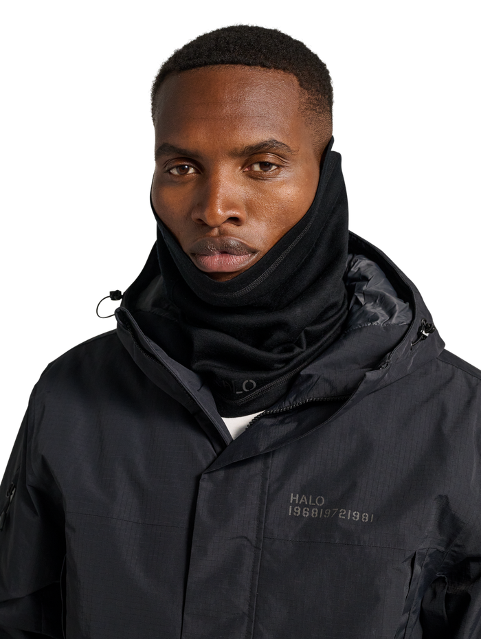 HALO NECK GAITER, BLACK, model