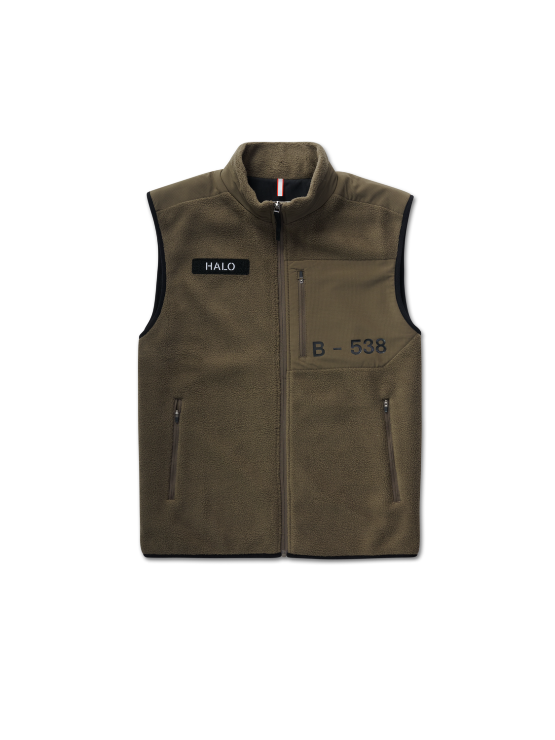 HALO TEDDY FLEECE VEST, MAJOR BROWN, packshot