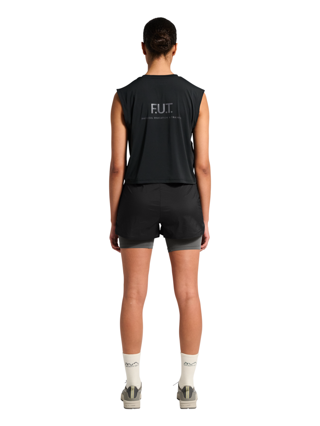 HALO 2 in 1 RUNNING SHORT, RAVEN, model