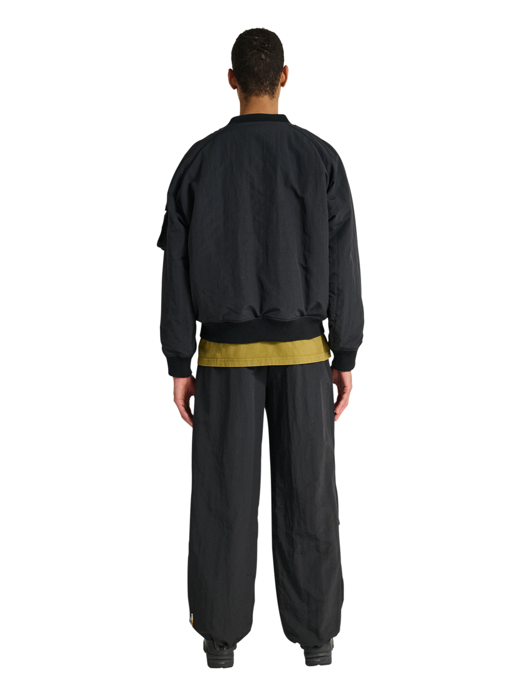 HALO CORDURA BOMBER, BLACK, model