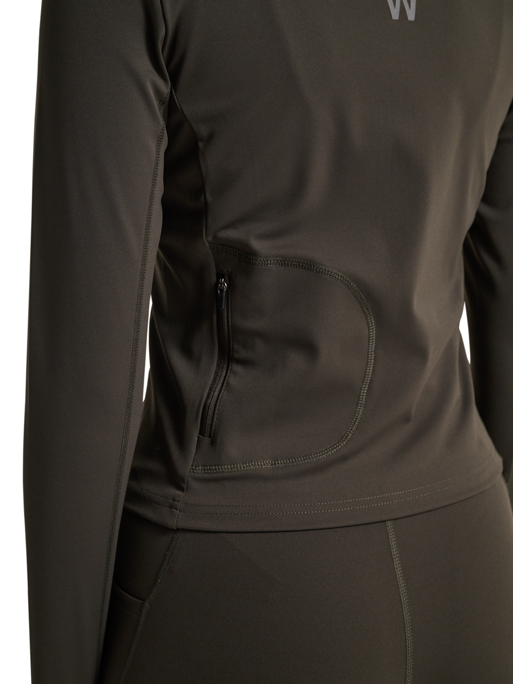 HALO WOMEN FULL ZIP 2.0, RAVEN, model