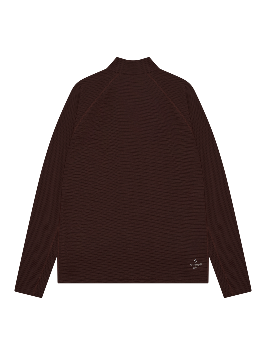 HALO SORONA HALF ZIP, BITTER CHOCOLATE, packshot