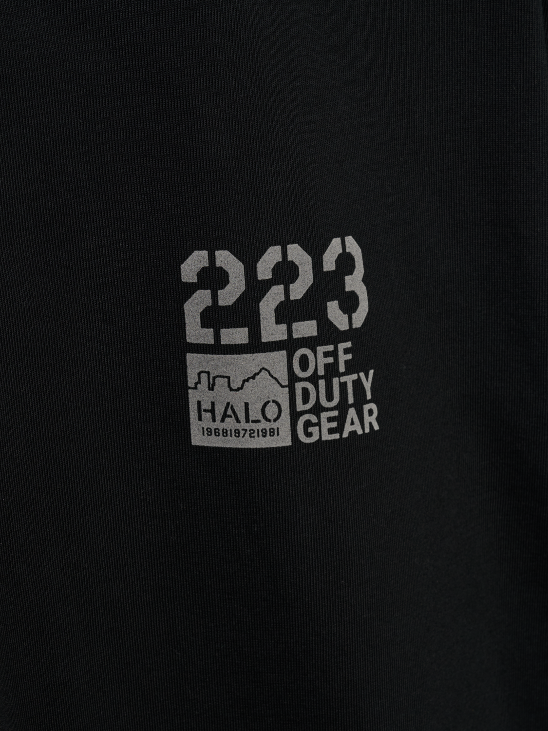 HALO GRAPHIC T-SHIRT, BLACK/GUNMETAL, packshot