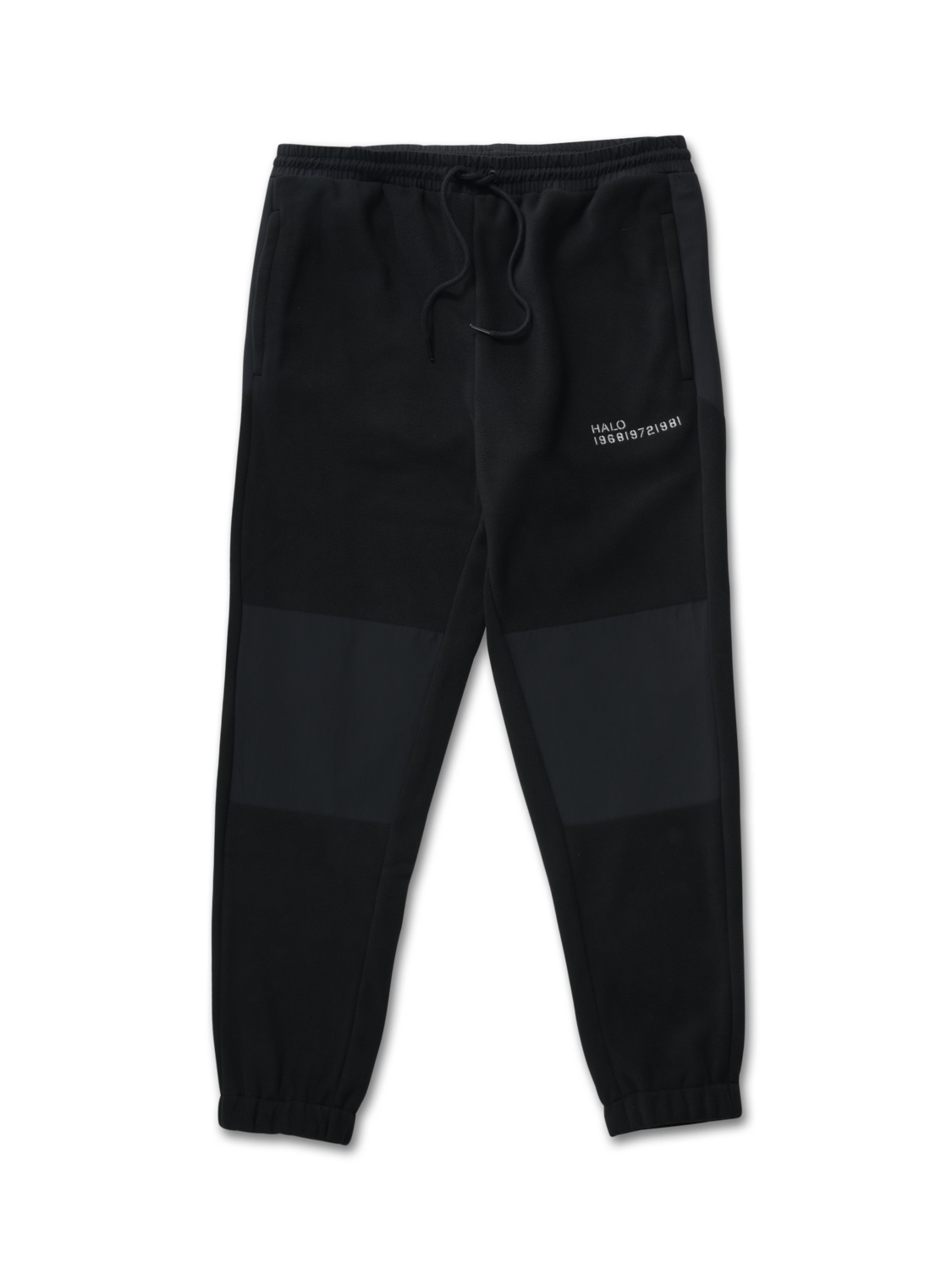 HALO FLEECE PANTS, BLACK, packshot