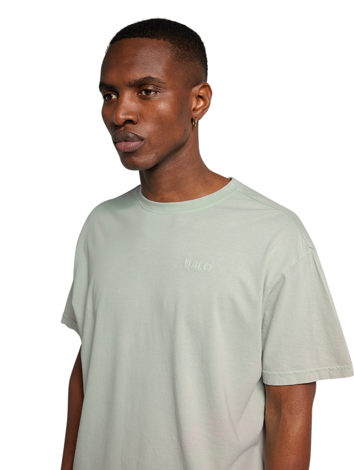 HALO LOGO T-SHIRT 2.0, STORM GRAY, model