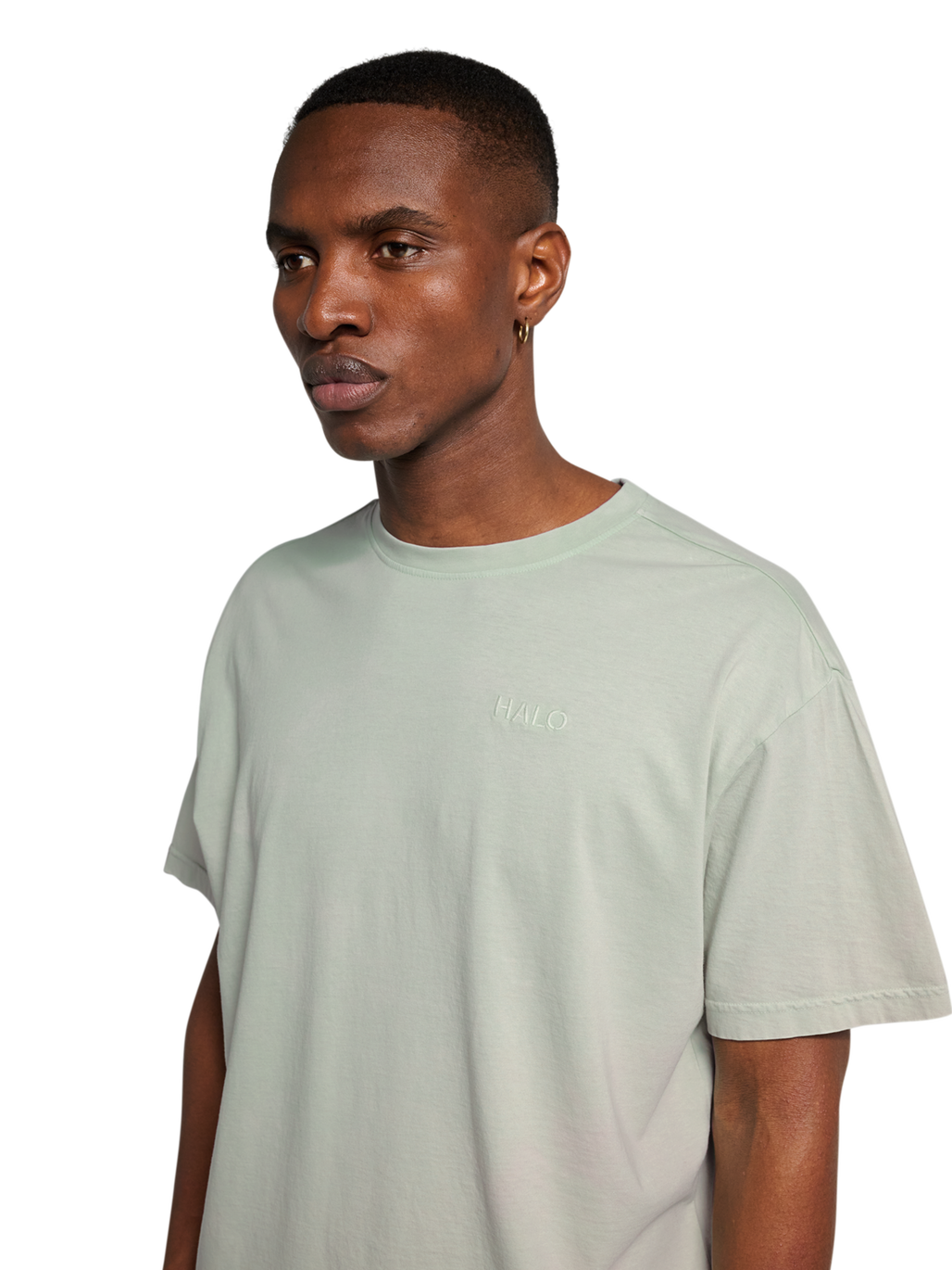 HALO LOGO T-SHIRT 2.0, STORM GRAY, model