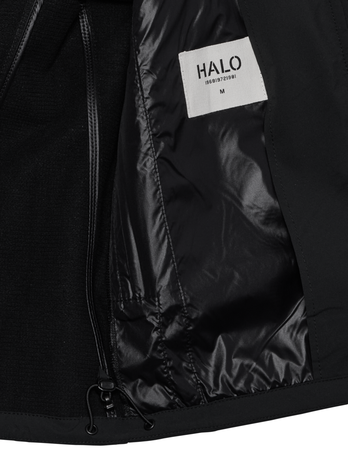 HALO ELITE SOFTSHELL JACKET, BLACK, packshot