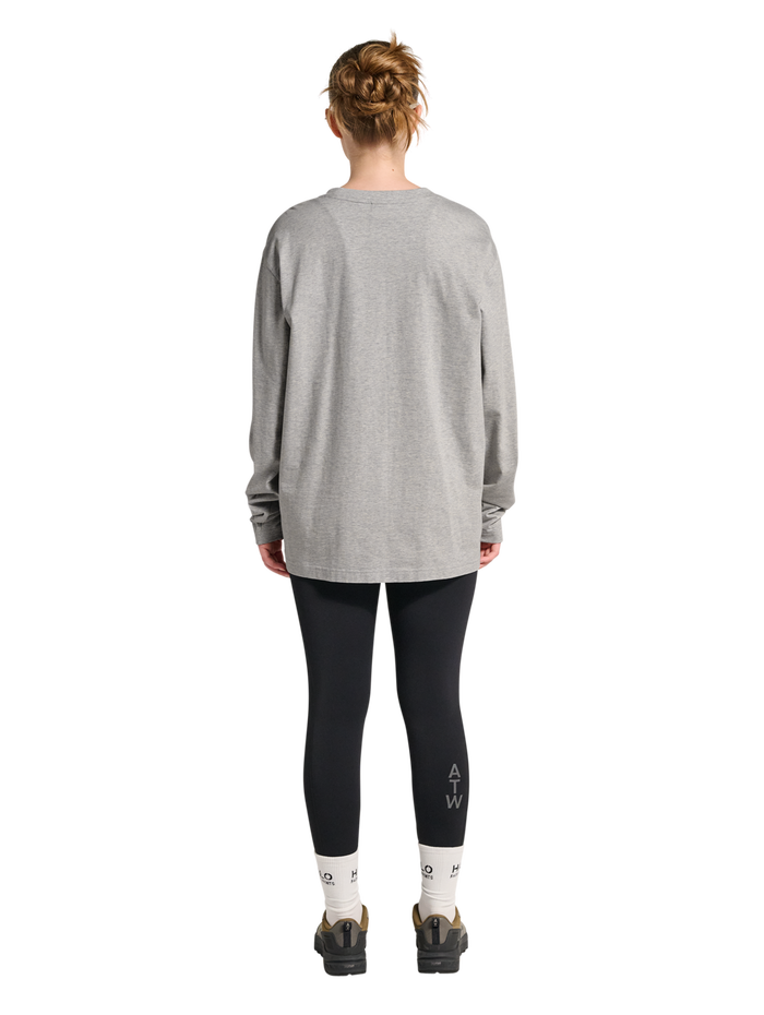 HALO UNIFORM LS, LIGHT GREY MELANGE, model