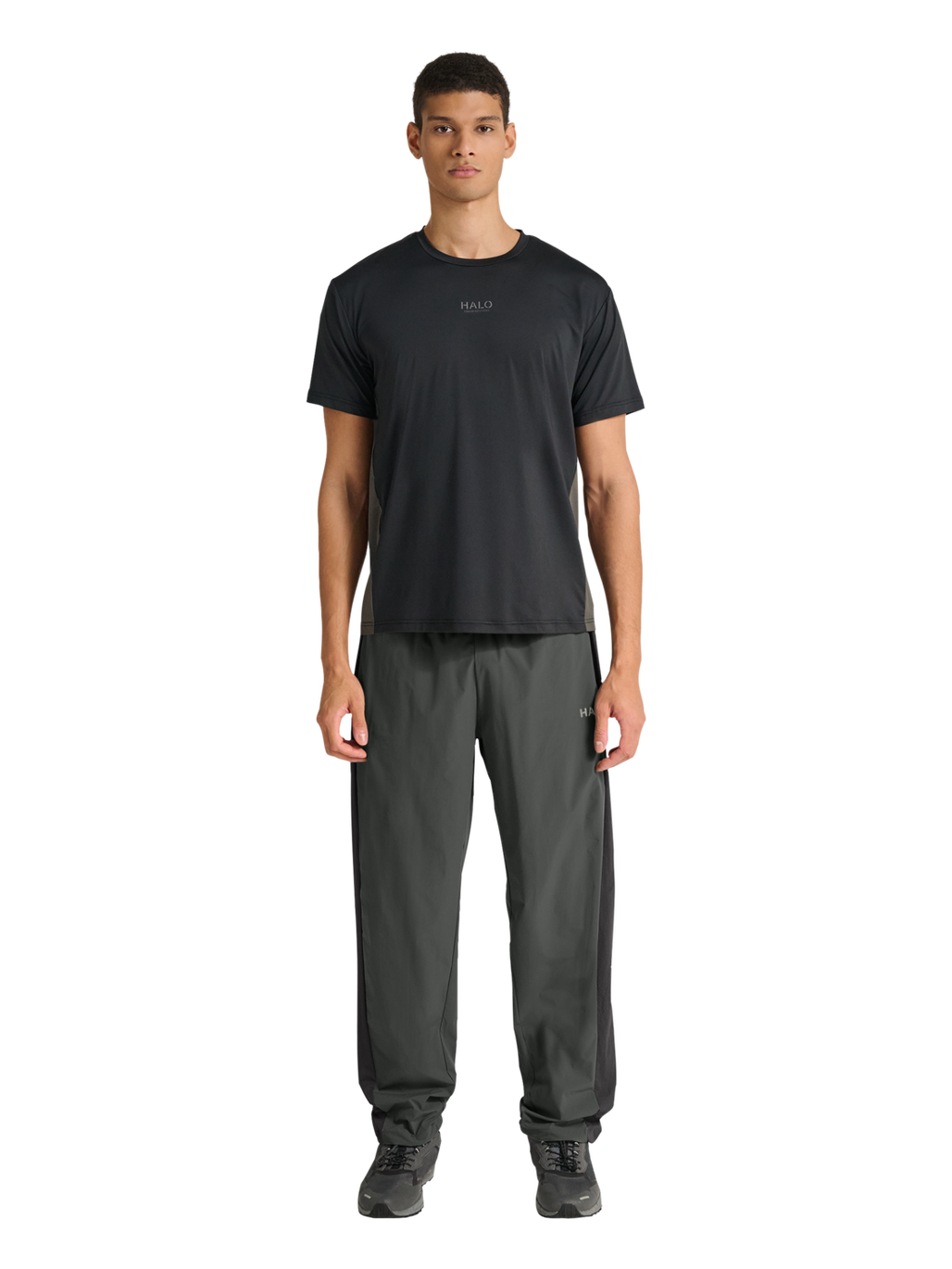 HALO DIVISION PANTS, GUNMETAL, model