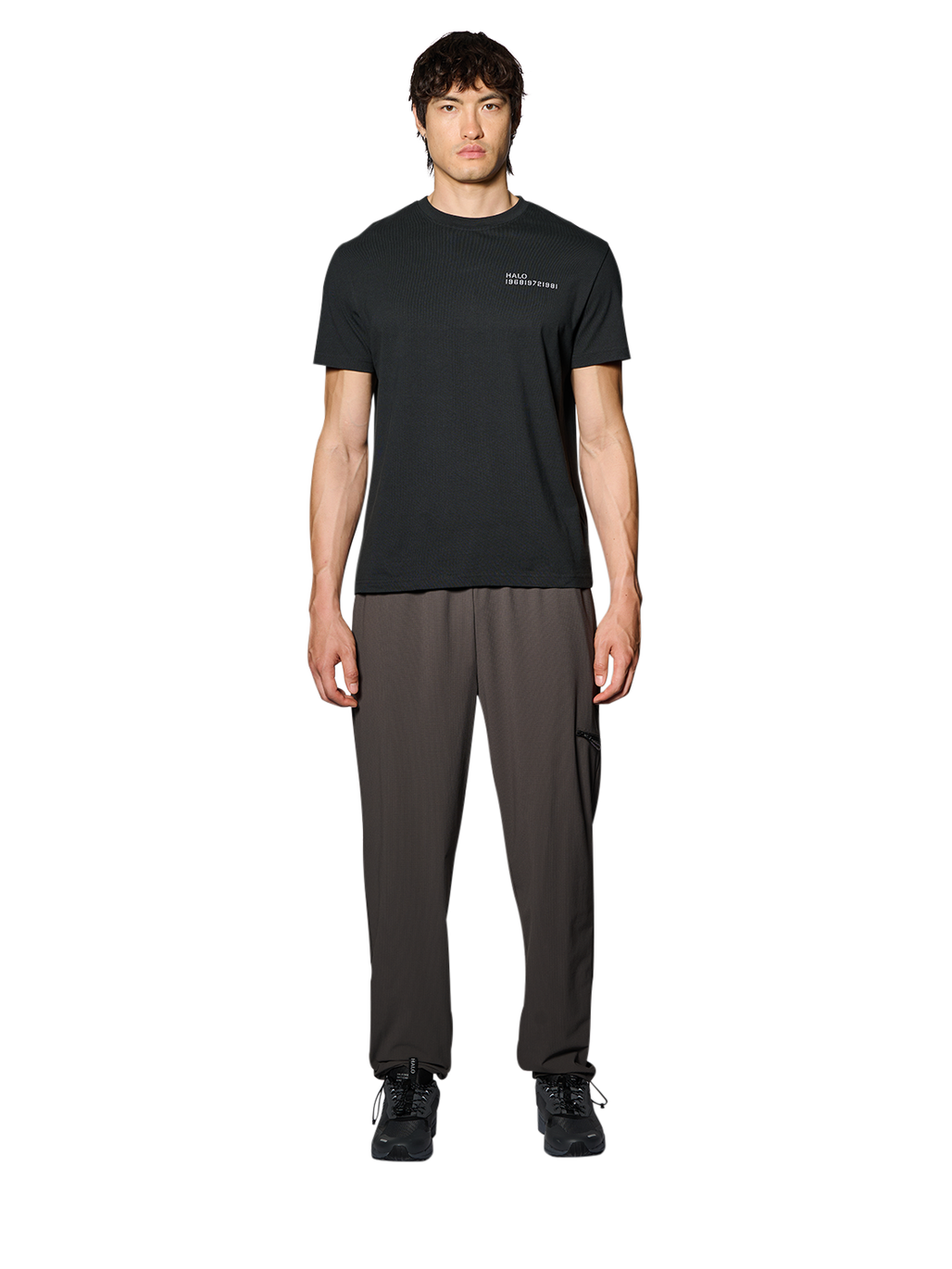 HALO AIRBORNE PANTS, RAVEN, model