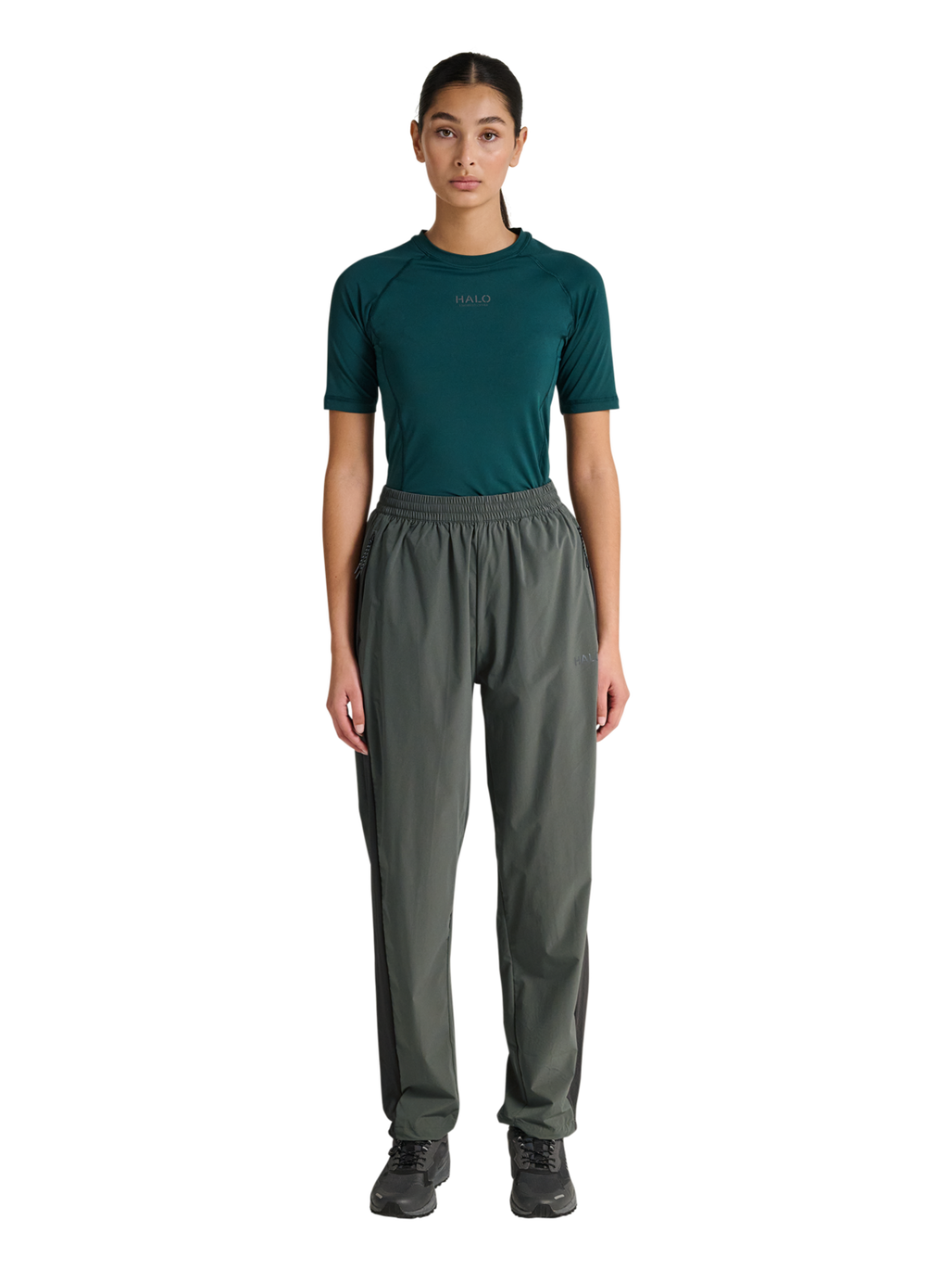 HALO DIVISION PANTS, GUNMETAL, model