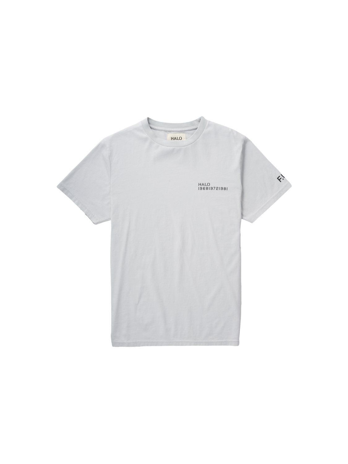 HALO COTTON TEE, HARBOR MIST, packshot