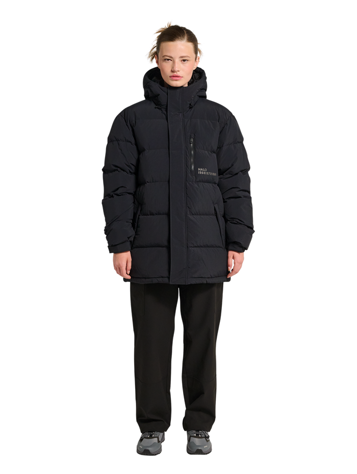 HALO MOUNTAIN DOWN JACKET, BLACK, model