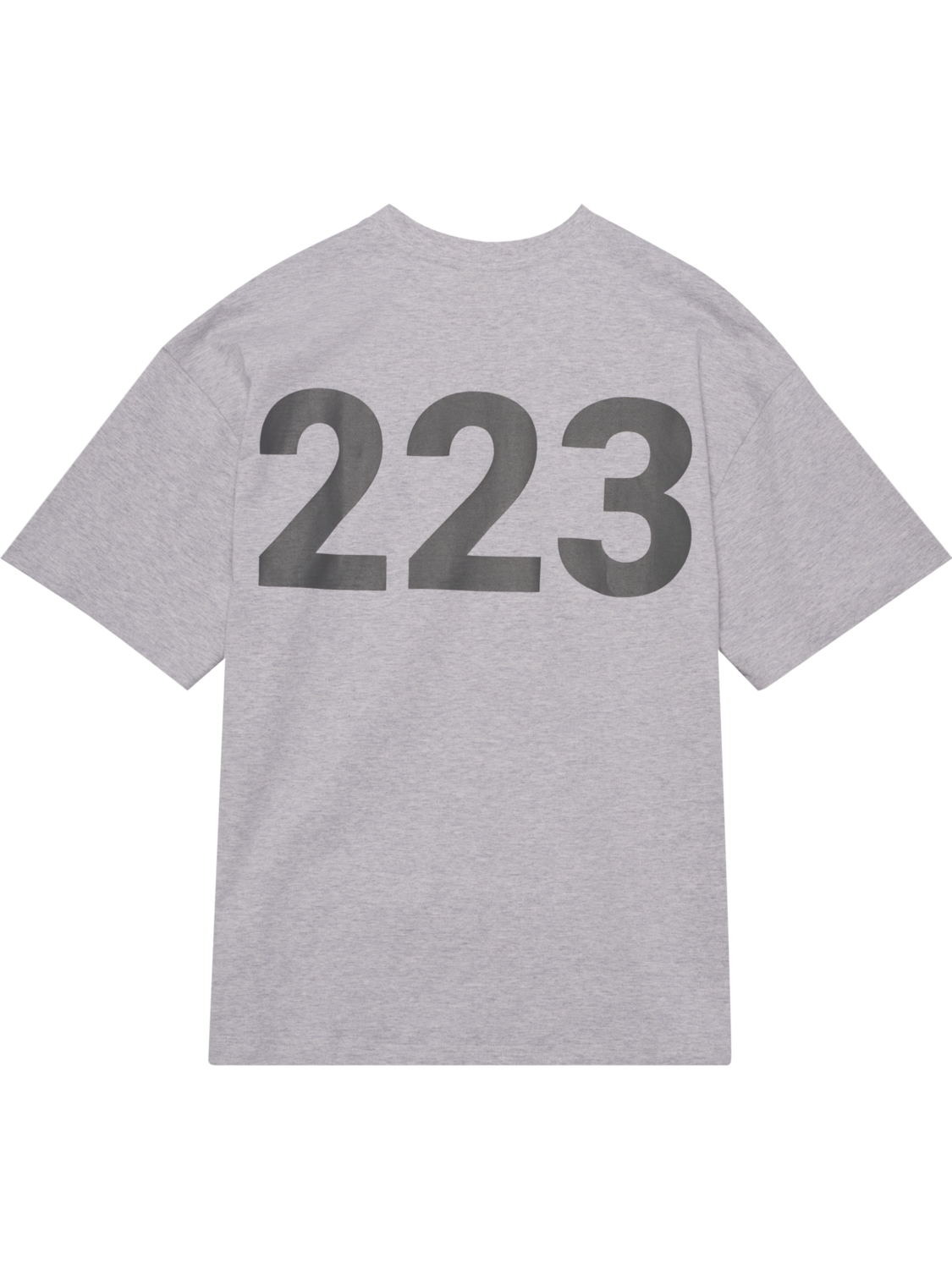 HALO GRAPHIC BOXY T-SHIRT, LIGHT GREY MELANGE, packshot