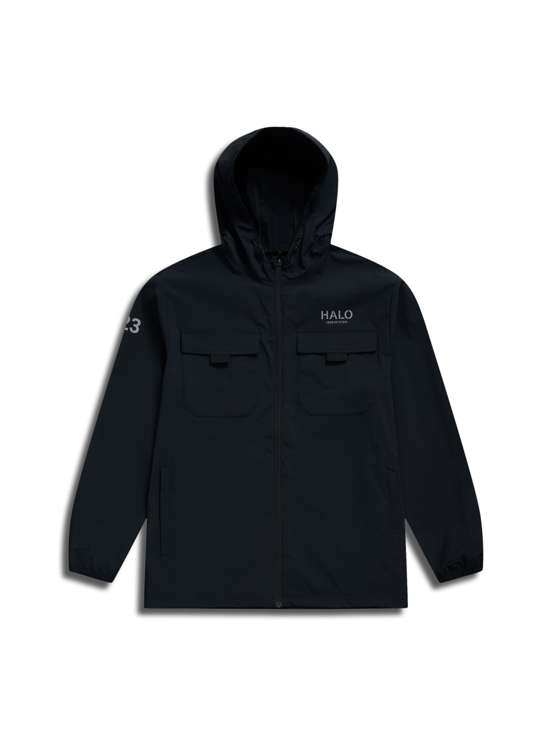 HALO TRAIL JACKET, BLACK, packshot