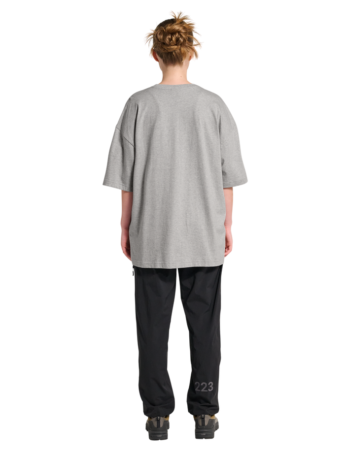 HALO UNIFORM BOXY T-SHIRT, LIGHT GREY MELANGE, model
