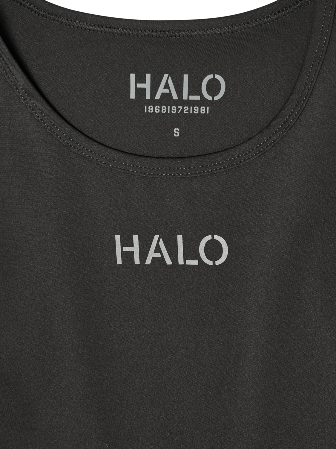 HALO WOMEN TRAINING TOP, RAVEN/REFLECTIVE, packshot