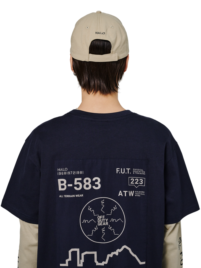 HALO COTTON CAP, SILVER LINING, model