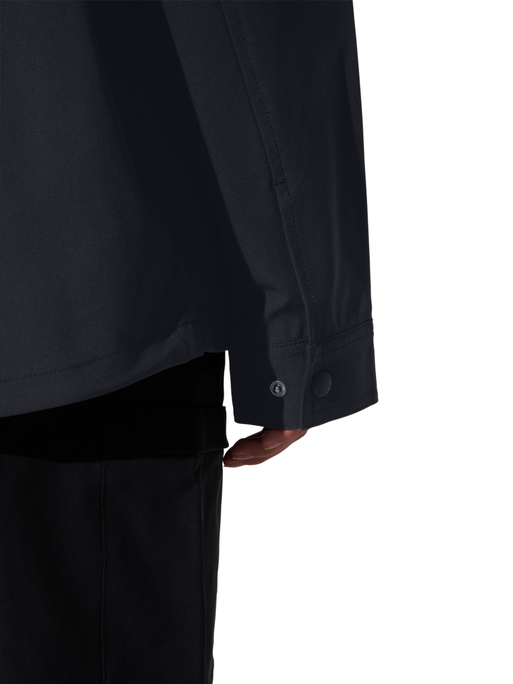 HALO ENFORCER OVERSHIRT, BLACK, model