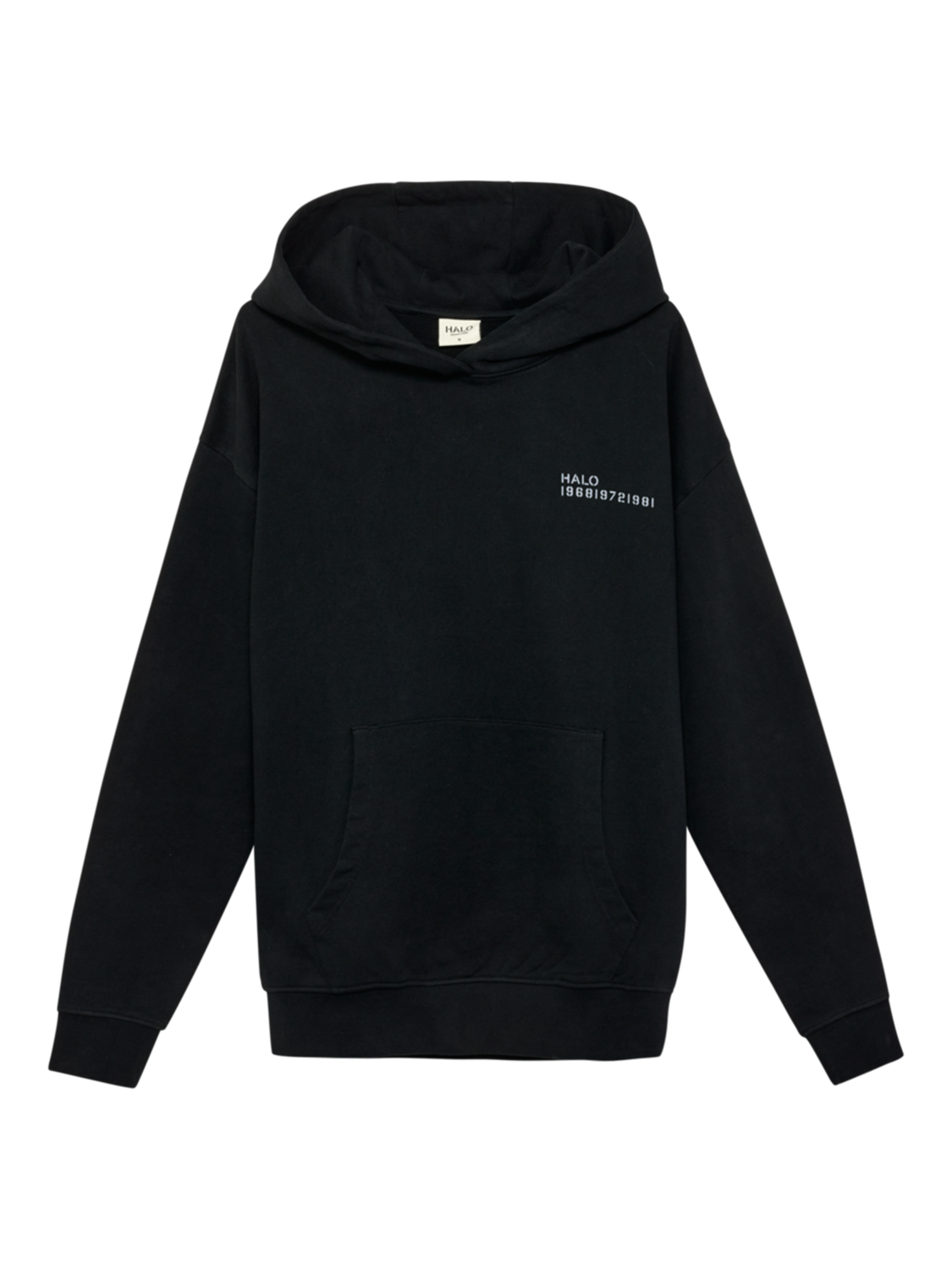 HALO ESSENTIAL HOODIE, BLACK, packshot