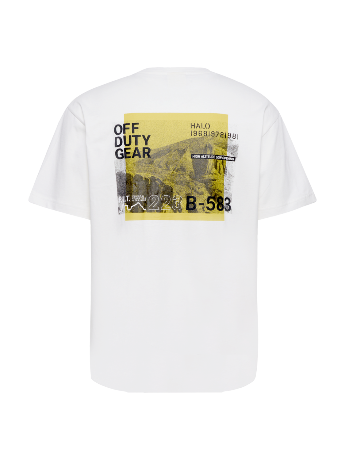 HALO GRAPHIC T-SHIRT 07, MARSHMALLOW, packshot