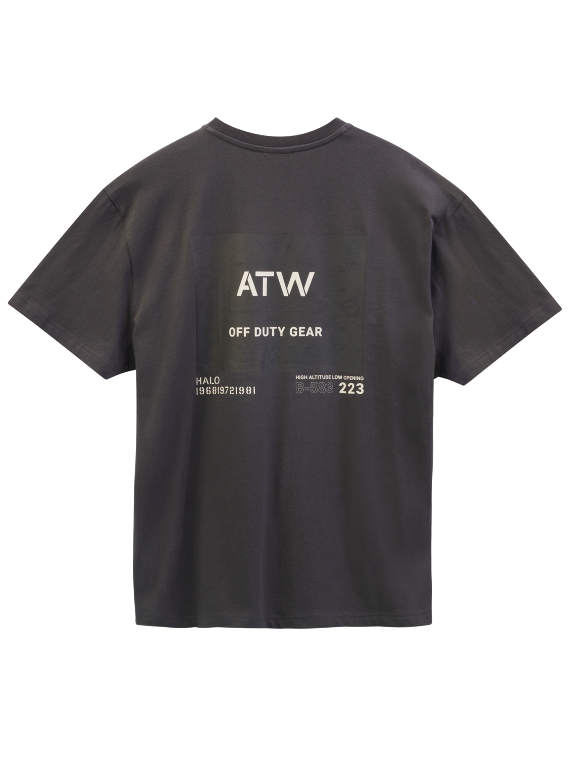 HALO B-583 T-SHIRT, RAVEN, packshot