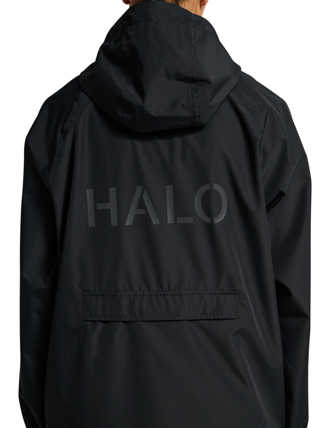 HALO RAIN JACKET, BLACK, model