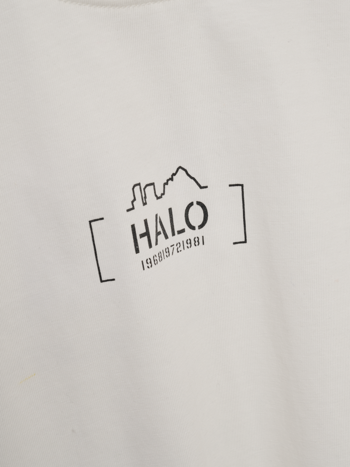 HALO GRAPHIC T-SHIRT, MARSHMALLOW/BLACK, packshot