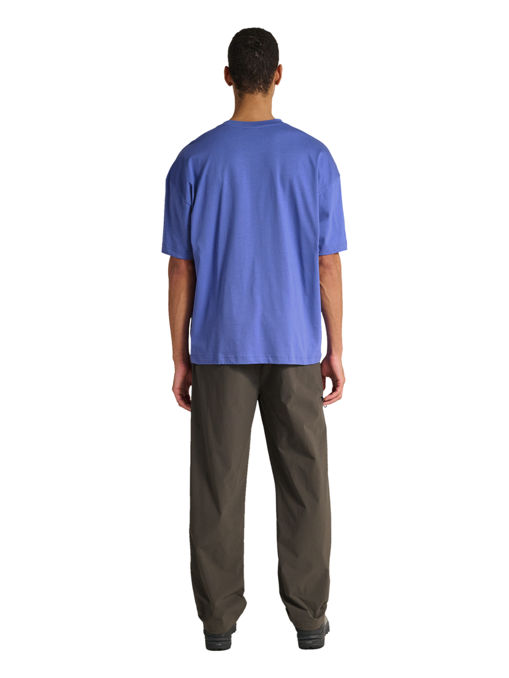 HALO UNIFORM BOXY T-SHIRT, BAJA BLUE, model