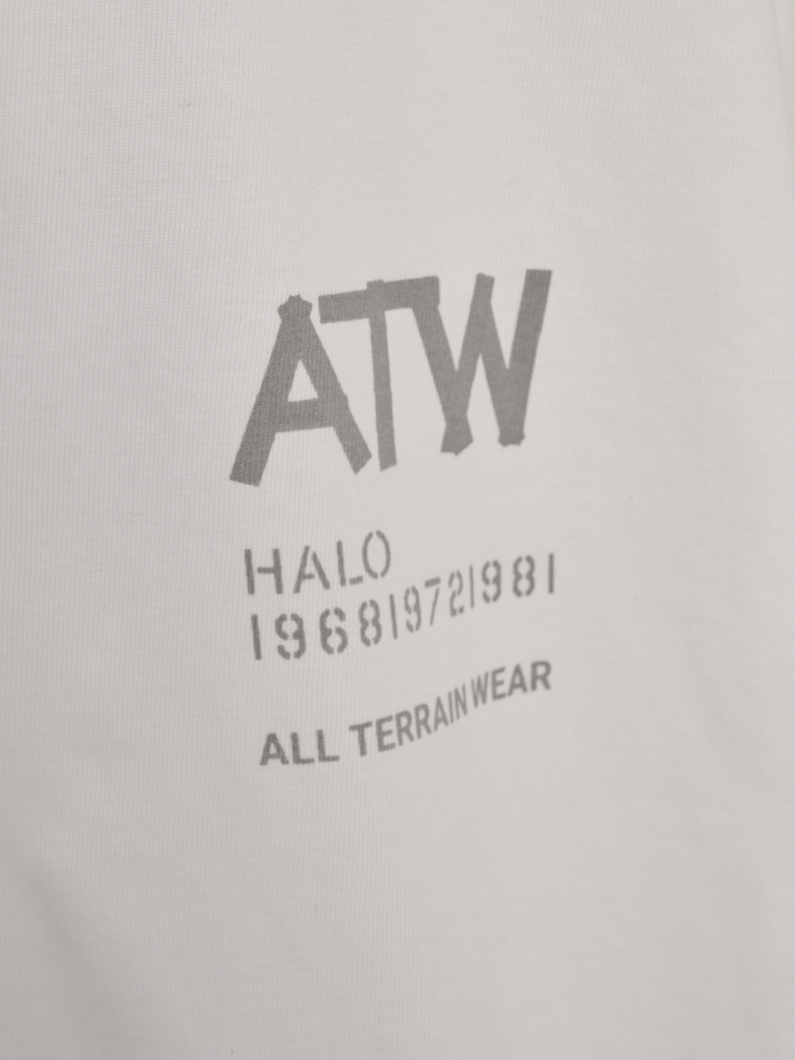 HALO GRAPHIC T-SHIRT, MARSHMALLOW/SILVER, packshot