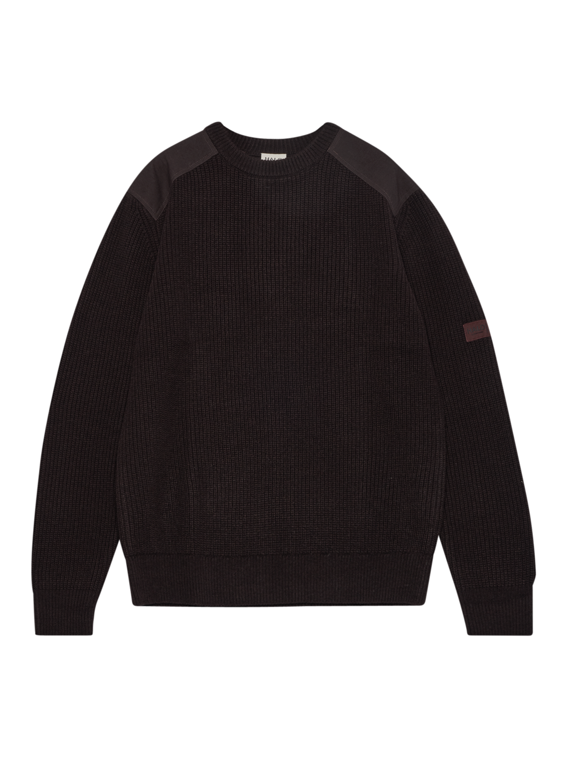 HALO WOOL CREW KNIT, CHOCOLATE TORTE, packshot