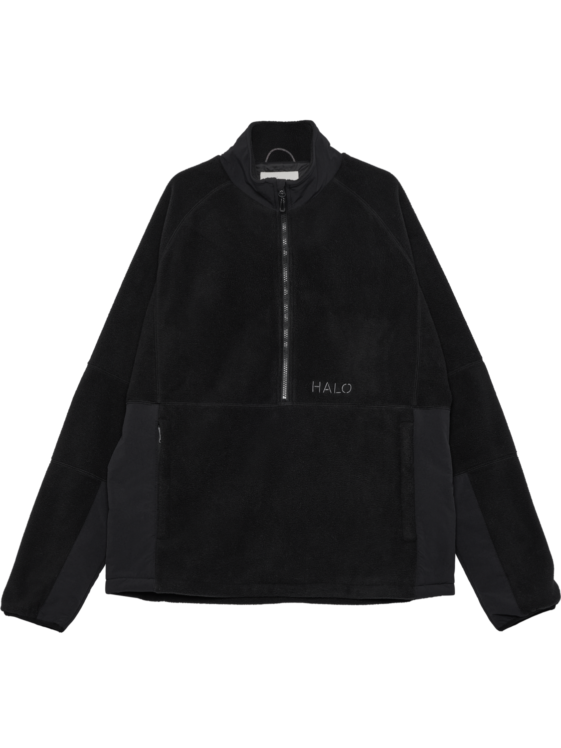 HALO TEDDYFLEECE PULLOVER, BLACK, packshot