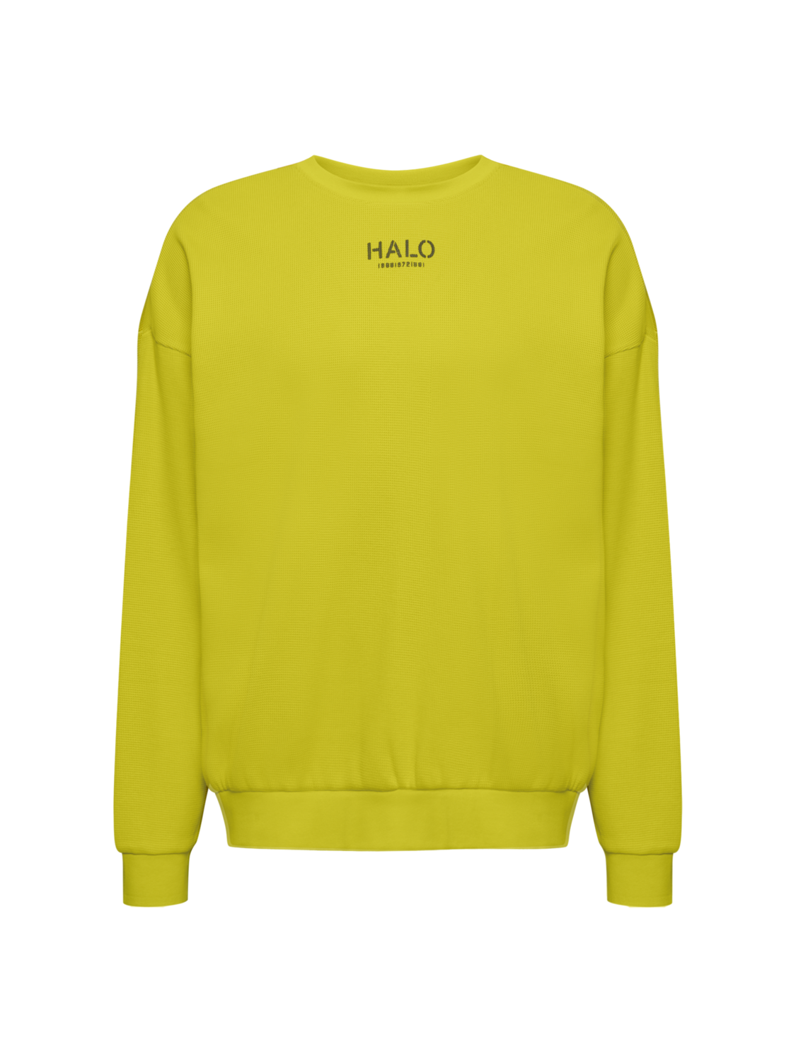 HALO AVIATION WAFFLE CREW, WARM OLIVE, packshot