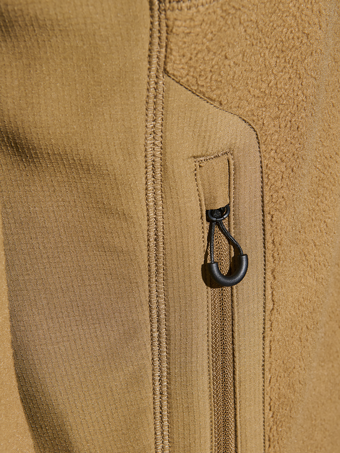 HALO ATW TEDDY FLEECE JACKET, KANGAROO HALO ATW TEDDY FLEECE JACKET, KANGAROO, packshot