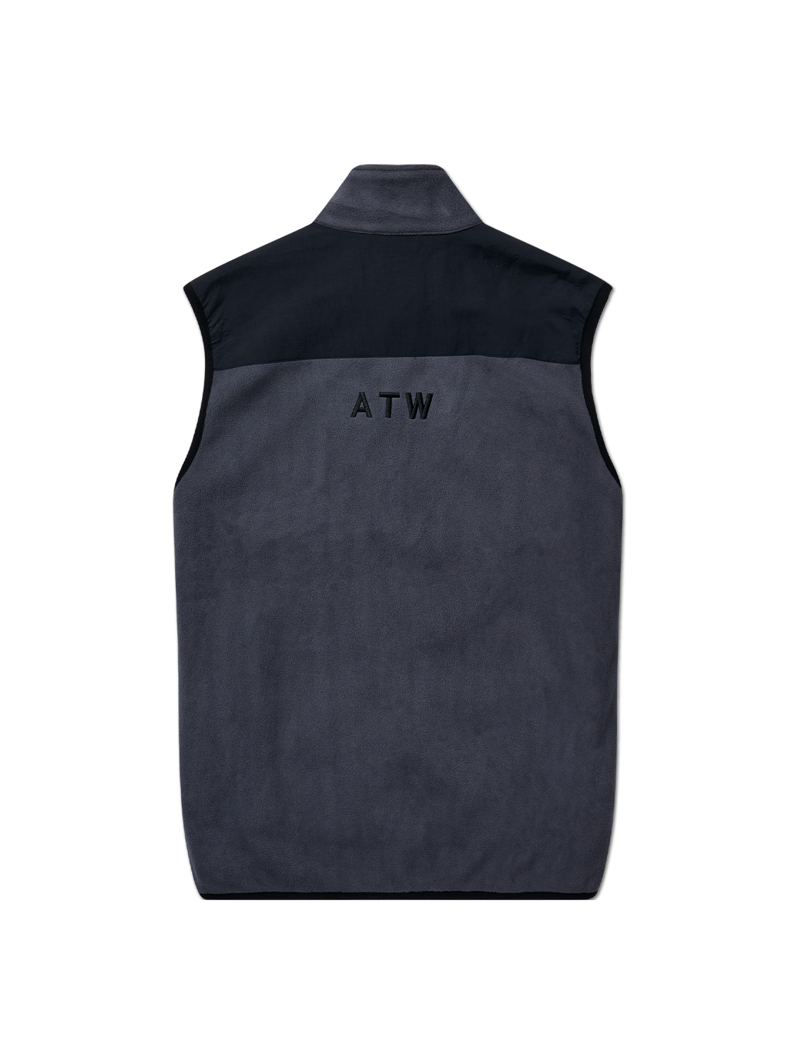HALO BLOCKED FLEECE VEST, BLACKENED PEARL, packshot