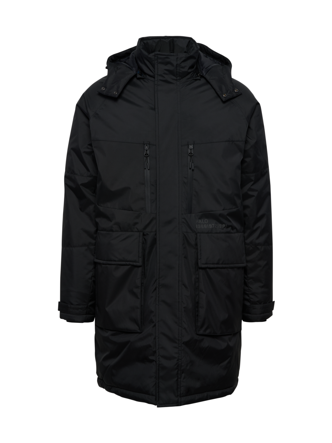 HALO SHIELD THERMOLITE PARKA, BLACK, packshot