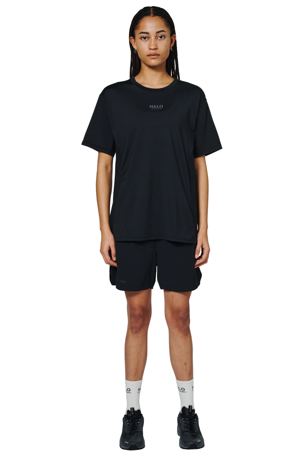 HALO SCOUT SS T-SHIRT, BLACK, packshot