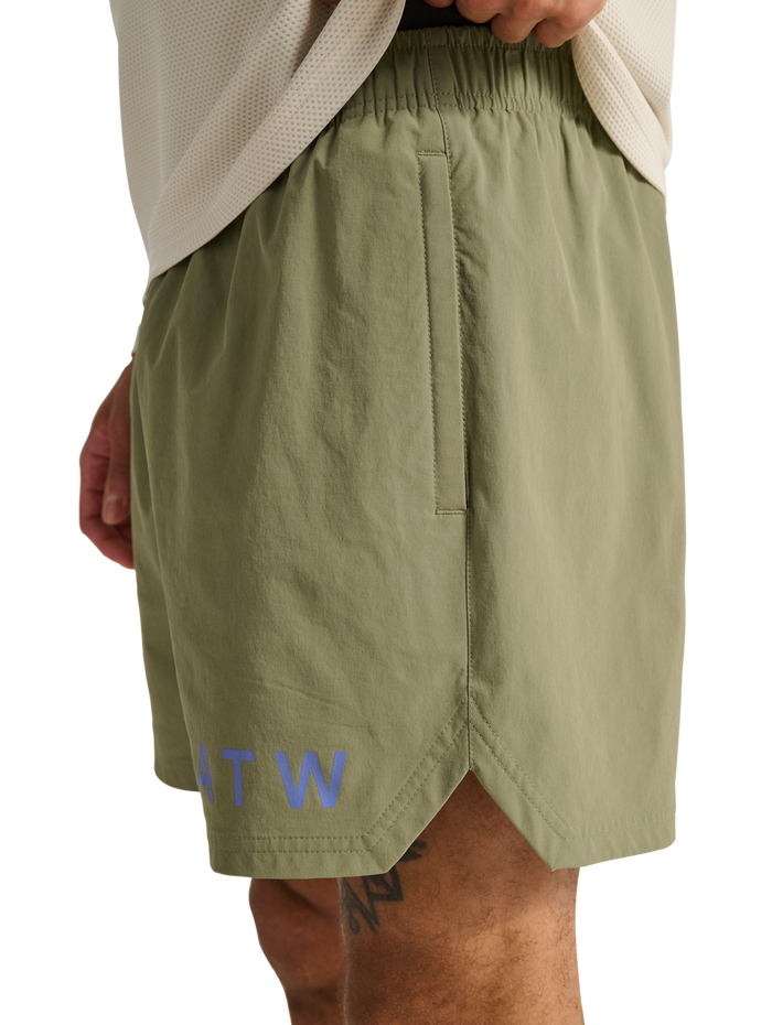 HALO SHORTS, MERMAID, model